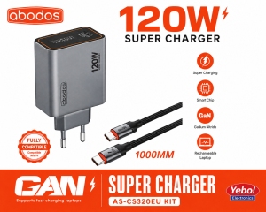 (image for) ABODOS AS-CS320EU 120W GaN Super Charger Kit (ALV17G)