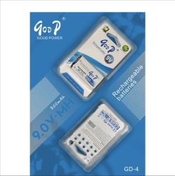 (image for) RECHARGEABLE 9V PP3 BATTERY (AMY65G)