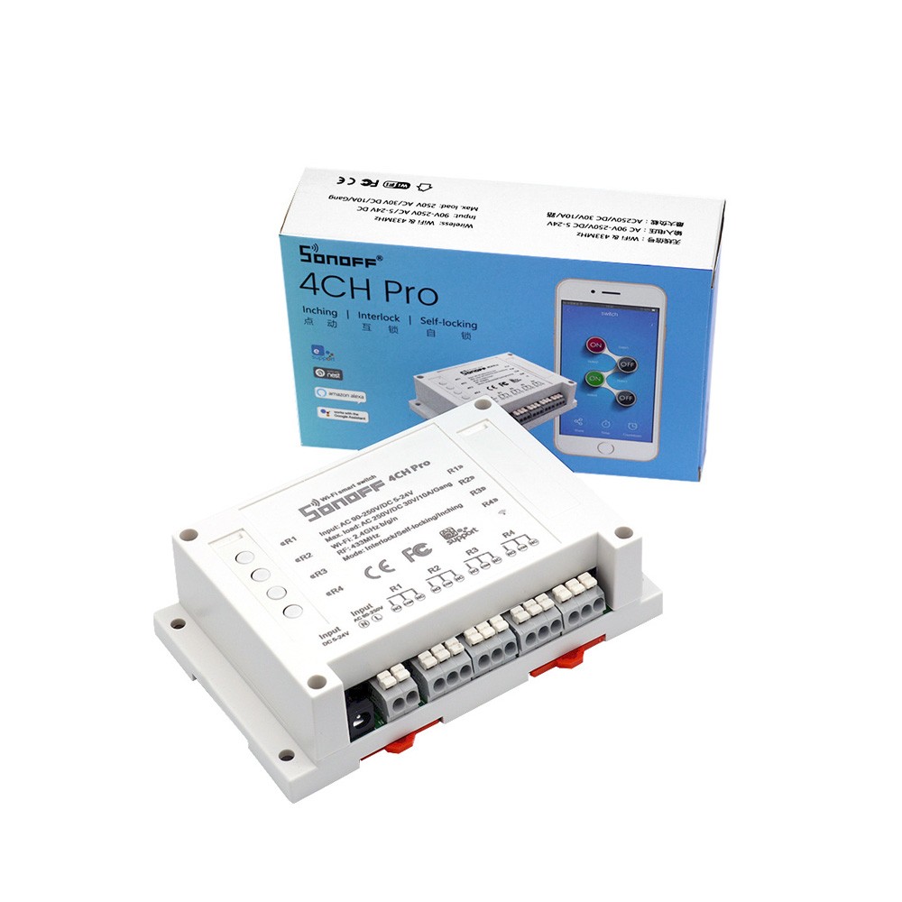 Sonoff 4CH Pro WiFi RF Smart Switch (ACC19S) Sonoff 4CH Pro WiFi RF Smart Switch (ACC19S)