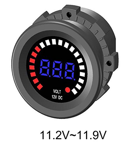 12V LED Digital Voltage Socket Meter Display (AMH05G) 12V LED Digital Voltage Socket Meter Display (AMH05G)