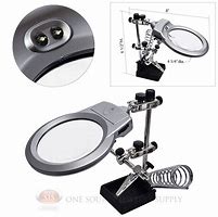Illuminated Helping Hands with 90mm Magnifier (ANG71G) Illuminated Helping Hands with 90mm Magnifier (ANG71G)