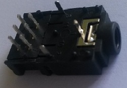 3.5mm Stereo R/A PC mount Panel Socket, Switched (ANP38G) 3.5mm Stereo R/A PC mount Panel Socket, Switched (ANP38G)