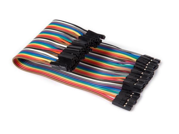 40 PINS 15 cm FEMALE TO FEMALE JUMPER WIRE (ARD118E) 40 PINS 15 cm FEMALE TO FEMALE JUMPER WIRE (ARD118E)