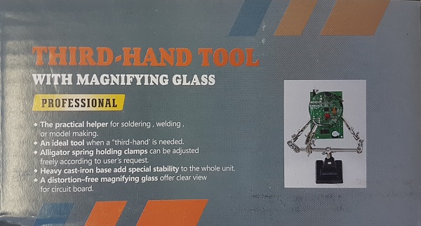 (image for) Helping Hand with Magnifier 60 mm (DYN016)