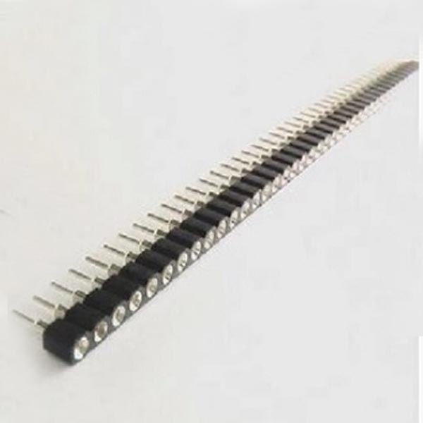 40Pin Single Row 2.54mm Round Female Header Pin (PLB120) 40Pin Single Row 2.54mm Round Female Header Pin (PLB120)