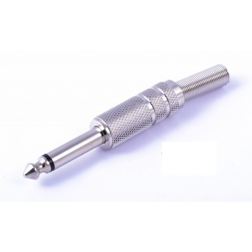 (image for) 6.35mm Mono Plug Screened Blue (PLJ612)