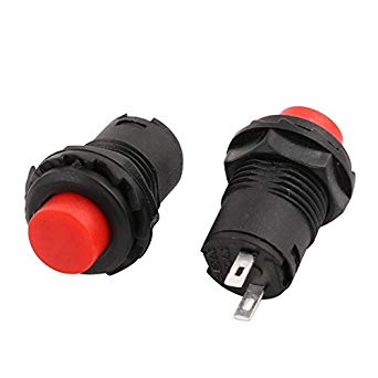 SPST NO Red Push Button Switch (SWP070) SPST NO Red Push Button Switch (SWP070)
