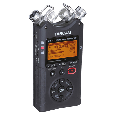 Tascam DR-40 Linear-PCM/MP3-Recorder (TAC202) Tascam DR-40 Linear-PCM/MP3-Recorder (TAC202)