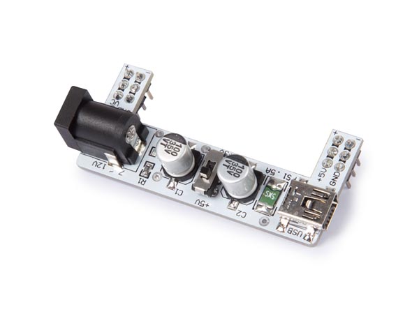 2-Channel Power Module for Breadboards 3.3V/5V (VEL16) 2-Channel Power Module for Breadboards 3.3V/5V (VEL16)