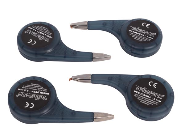 Desoldering wick 1.0 mm with wheel dispenser (VEL23E) Desoldering wick 1.0 mm with wheel dispenser (VEL23E)