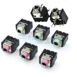 (image for) 3.5mm Stereo Panel Socket Pink (ANP33G)