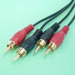 (image for) Twin RCA-type M-M Gold 6m (ALD013)