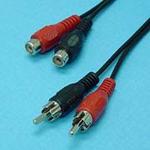(image for) Twin RCA-type M-F, 0.9m (ALD081)
