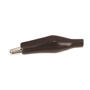 (image for) Black 45 mm Shrouded Crocodile Clip (AMA44G)