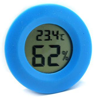 (image for) Digital Thermometer/Hygrometer Panel Mount Round (AMK26G)