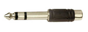 (image for) 6.35mm Stereo Plug to RCA Phono Socket (ANQ68G)