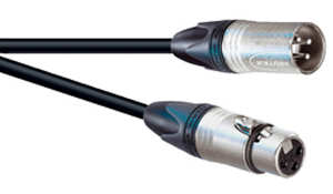 (image for) Black Premium XLR Line Plug to XLR Line Socket, 6m (ANV32G)