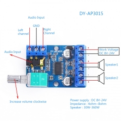 TDA2030A Stereo Audio Amp Module, 18W (KIT15S) TDA2030A Stereo Audio Amp Module, 18W (KIT15S)