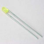 (image for) LED Low Current 3mm Yellow (LED363)