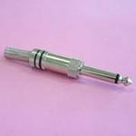 (image for) 6.35mm Mono Plug Screened Black (PLJ606)