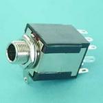(image for) 6.35mm Stereo Panel Socket DPDT (PLJ676)