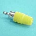 (image for) RCA Plug Screw-Cap Yellow (PLP006)