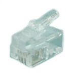 (image for) Modular Plug RJ9 Handset 4P4C (5 pcs) (PLT044)