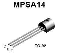 (image for) MPSA14 - Low Power NPN Silicon Transistor (SEM32H)