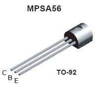(image for) MPSA56 - Low Pwr PNP Silicon Transistor (SEP23H)