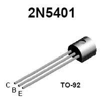 (image for) 2N5401 - Low Pwr PNP Silicon Transistor (SEQ86H)