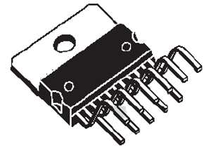 (image for) TDA2005R, 20W Power Amp (SER64H)