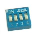 (image for) DIL Switch SPST Quad (SWD004)