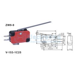 (image for) Microswitch with Long Lever 15A (SWM009)