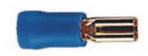 (image for) 3mm Part-Insulated Female Disconnect Blue 6-pack (TML352)