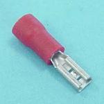 (image for) 3mm Part-Insulated Female Disconnect Red 6-pack (TML354)