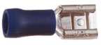 (image for) 5mm Part-Insulated Female Disconnect Blue 6-pack (TML424)