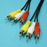 (image for) Triple RCA-type M-M, 1.5m (VLD031)